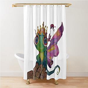 Edgar the Chameleon Fairy Prince by Lexa Shower Curtain