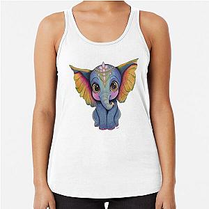 Janathan the baby elephant by Lexa Racerback Tank Top
