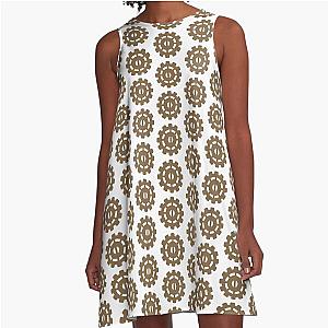 Lexa Heda Brown A Line Dress