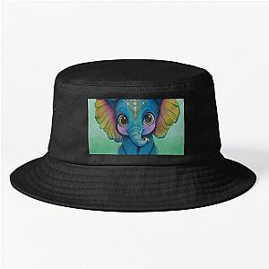 Jonathan the Elephant by Lexa Bucket Hat