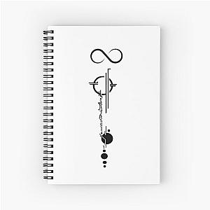 Lexa back tattoo, Heda tattoo, Lexa Infinity symbol Spiral Notebook