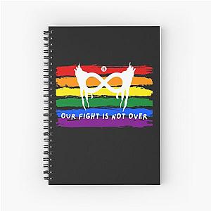 Rainbow Warpaint Lexa Spiral Notebook