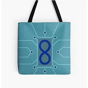 Chip AI Heda Lexa Commander The Flame Over Print Tote Bag