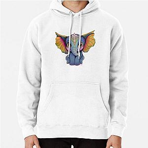 Janathan the baby elephant by Lexa Pullover Hoodie
