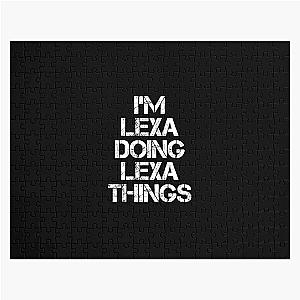 Lexa Name T Shirt - I'm Lexa Doing Things T-Shirt Name Gift Item
