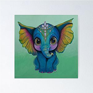 Janathan the Elephant by Lexa Poster