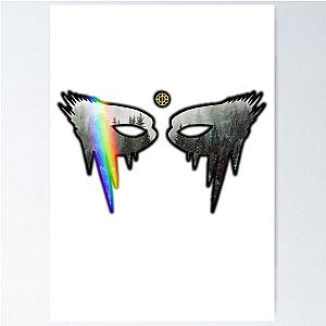 Lexa Rainbow Warpaint Poster