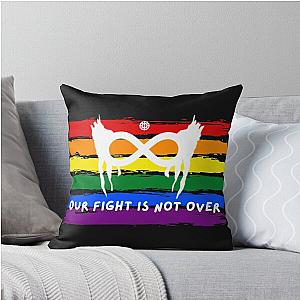 Rainbow Warrior Warpaint Throw Pillow