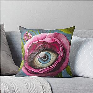 The Eye Rose by Lexa Throw Pillow