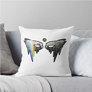 Lexa Rainbow Warpaint Throw Pillow