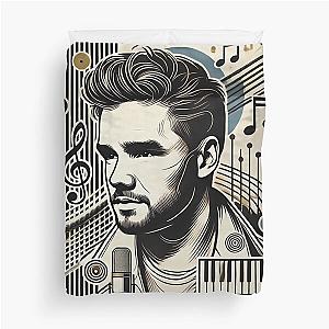 Liam Payne Tribute Art Minimalist Music Fan Duvet Cover