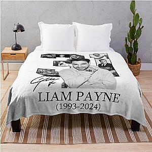 Rest In Peace Liam Payne Vintage Unisex Black Shirt, Liam Payne Thank You Throw Blanket