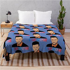 Liam Payne Illustration Throw Blanket