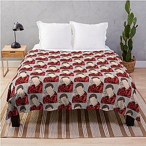 Liam Payne Digital Art Print Throw Blanket