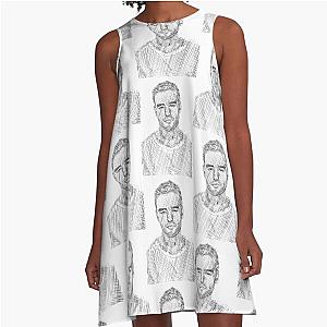 Liam Payne A-Line Dress illustration