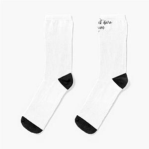 Strip That Down digital lettering Socks