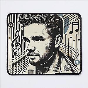 Liam Payne Tribute Art Minimalist Music Design Mouse Pad