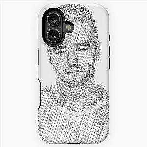 Liam Payne Portrait Illustration iPhone Tough Case