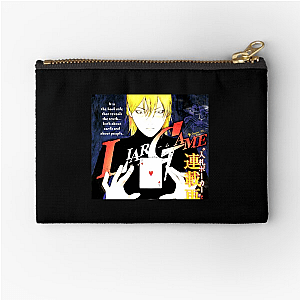 Calculated Like Akiyama Liar Game Zipper Pouches
