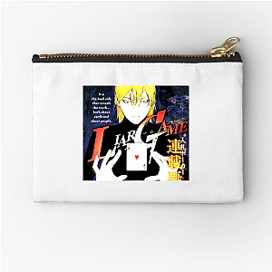 Calculated Like Akiyama Liar Game Zipper Pouches