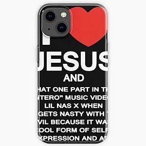 Lil Nas X Cases - I LOVE JESUS - LIL NAS X MONTERO iPhone Soft Case RB2103
