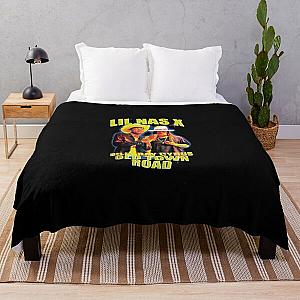 Lil Nas X Blanket - Lil nas x Old Town Road rap Throw Blanket RB2103