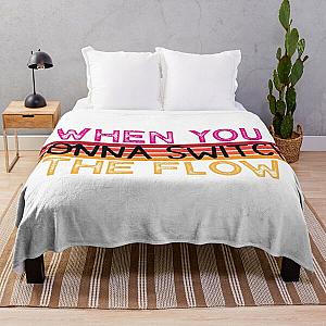 Lil Nas X Blanket - Lil Nas X, - She Ain't Get No Dm From Me, When You Gonna Switch The Flow Classic T-Shirt Throw Blanket RB2103