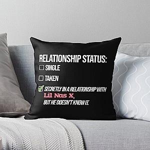 Lil Nas X Pillows - Relationship with Lil Nas X Throw Pillow RB2103