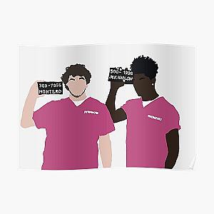 Lil Nas X Posters - Lil Nas X, Jack Harlow - INDUSTRY BABY Poster RB2103