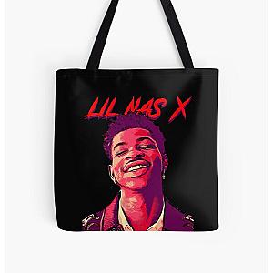 Lil Nas X Bags - Lil Nas x montero All Over Print Tote Bag RB2103