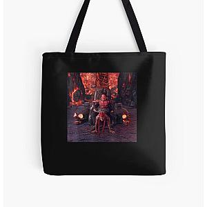 Lil Nas X Bags - Lil Nas X Official Satan Montero T-Shirt All Over Print Tote Bag RB2103
