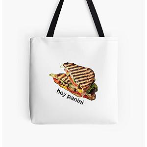 Lil Nas X Bags - hey panini - lil nas x All Over Print Tote Bag RB2103