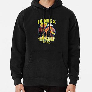 Lil Nas X Hoodies - Lil nas x Old Town Road rap Pullover Hoodie RB2103