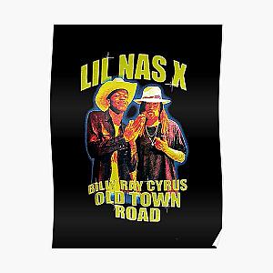 Lil Nas X Posters - Lil nas x Old Town Road rap Poster RB2103