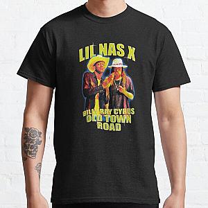 Lil Nas X T-Shirts - Lil nas x Old Town Road rap Classic T-Shirt RB2103