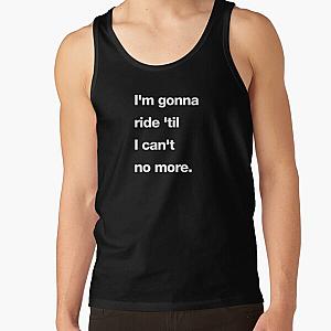 Lil Nas X Tank Tops - Lil Nas X I'm Gonna Ride Til I Can't No More Tank Top RB2103