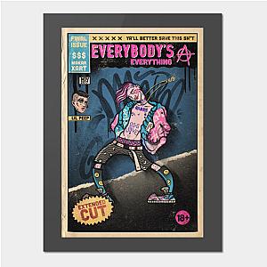 Lil Peep Posters - Everybody'S Everything Lil Peep Comic Style Poster TP1107