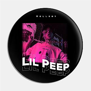 Lil Peep Pins - Lil Peep Pink Hellboy (Lil Peep Hellboy; Lil Peep T-Shirt, Aesthetic Lil Peep). Pin TP1107