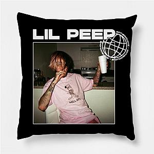 Lil Peep Pillows - Aesthetic Lil Peep 'Smoke And Drink' Design Throw Pillow TP1107