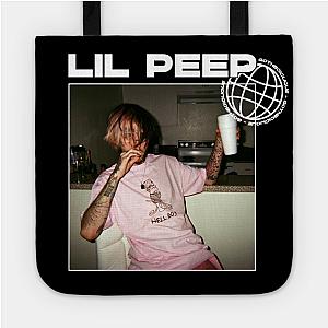 Lil Peep Bags - Aesthetic Lil Peep 'Smoke And Drink' Design Tote Bag TP1107