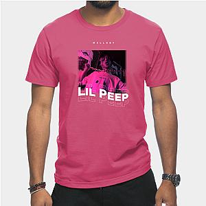 Lil Peep T-Shirts - Lil Peep Pink Hellboy (Lil Peep Hellboy; Lil Peep T-Shirt, Aesthetic Lil Peep). Classic T-Shirt TP1107