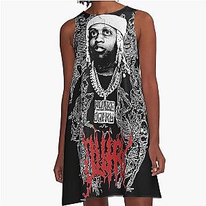 Lil Durk Street Wear A-Line Dark Aesthetic Dress