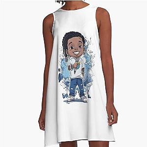 Lil Durk in A-Line Dress