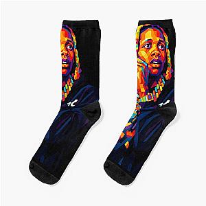 Lil Durk Pop Art Sock