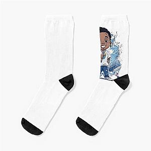 Lil Durk Cartoon Socks