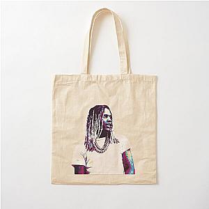 Lil Durk Retro Cotton Tote Bag