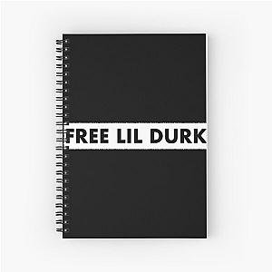 Lil Durk White Tag Spiral Notebook