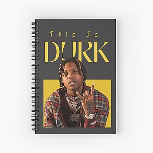Lil Durk & Drill Rap Legends Apparel Spiral Notebook