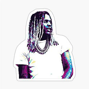 Lil Durk Retro Sticker