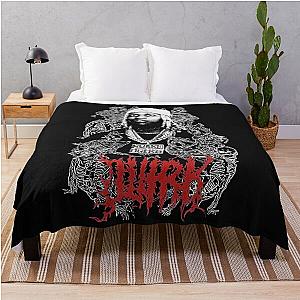 Lil Durk Street Dark Aesthetic Throw Blanket